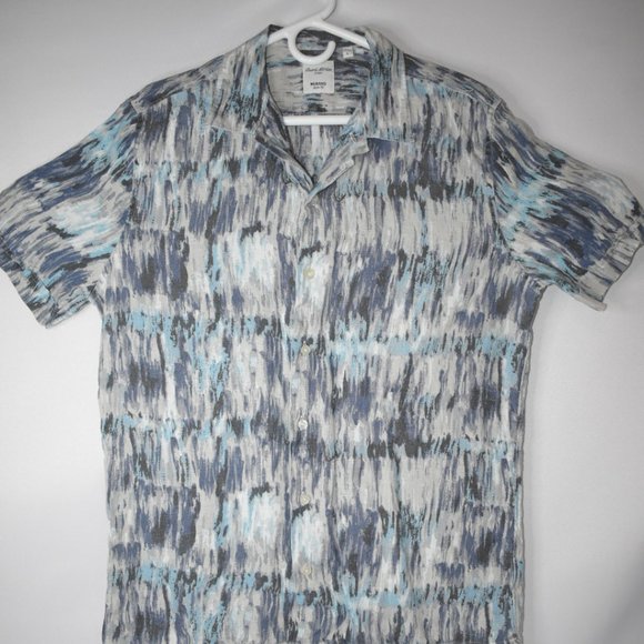 Baird McNutt Irish Linen Murano Button Up Shirt L - Picture 2 of 3